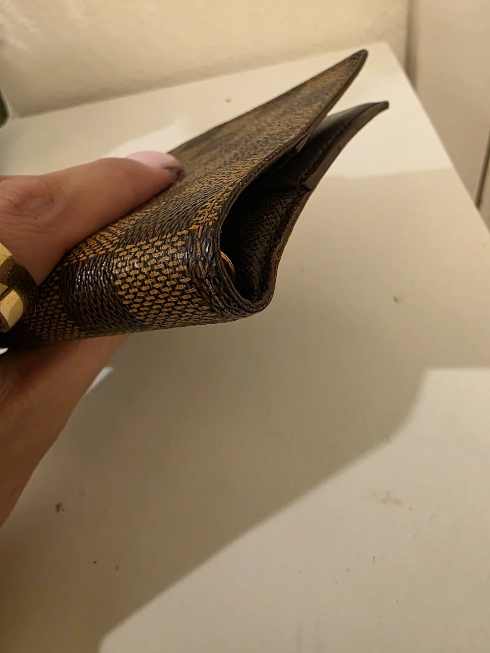 Louis Vuitton Damier Ebene Small Agenda Cover - Brown